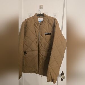 Columbia Men's Tan Quilted Puffer Jacket